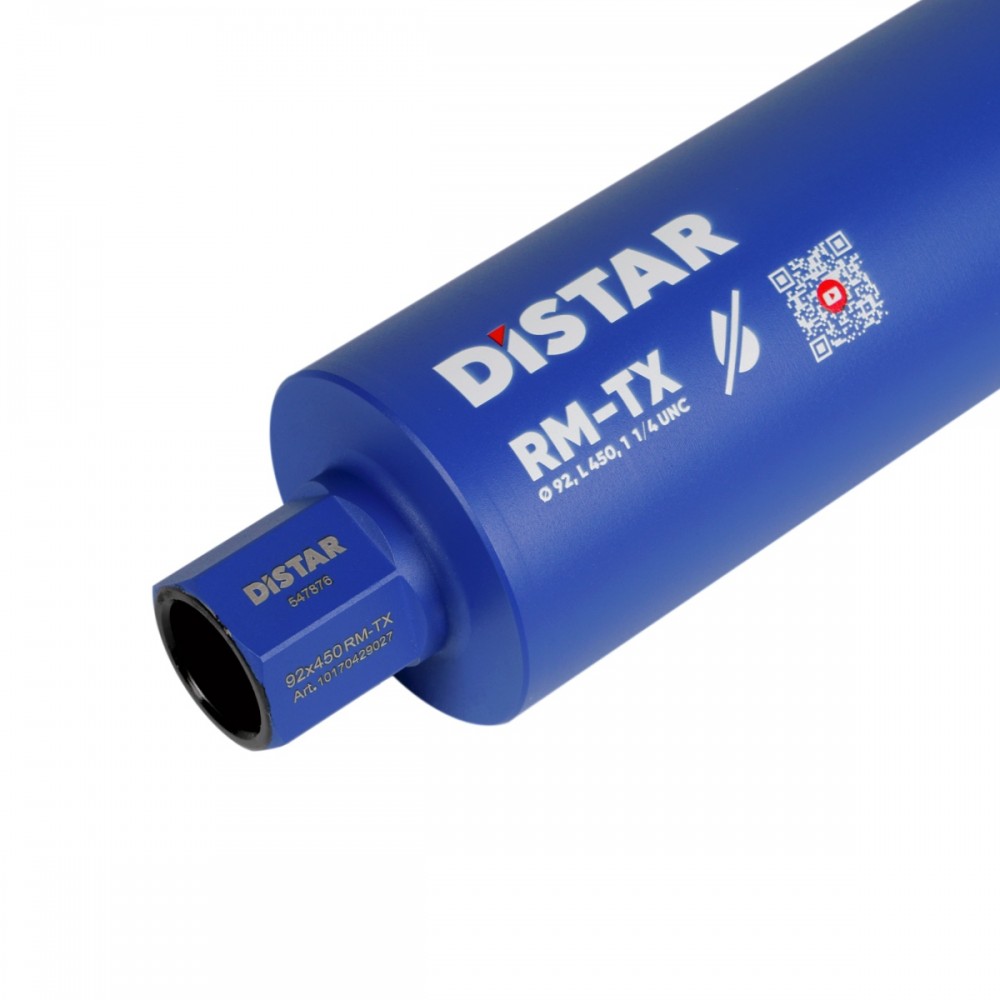 Свердло алмазне DDS-W 092x450-6x1 1/4 UNC DLD 092 RM-TX - фото 2 Свердло алмазне DDS-W 092x450-6x1 1/4 UNC DLD 092 RM-TX - фото 2