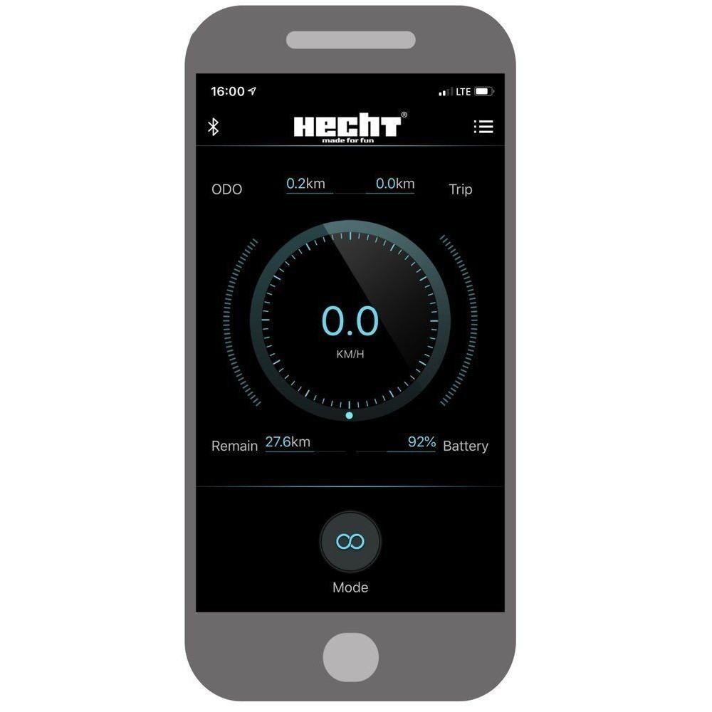 Електричний самокат HECHT 5199 Grey - фото 5 Електричний самокат HECHT 5199 Grey - фото 5