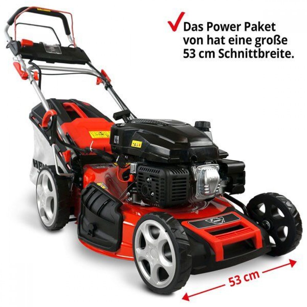 Газонокосарка бензинова HECHT 554 SXE 5in1 - фото 3 Газонокосарка бензинова HECHT 554 SXE 5in1 - фото 3