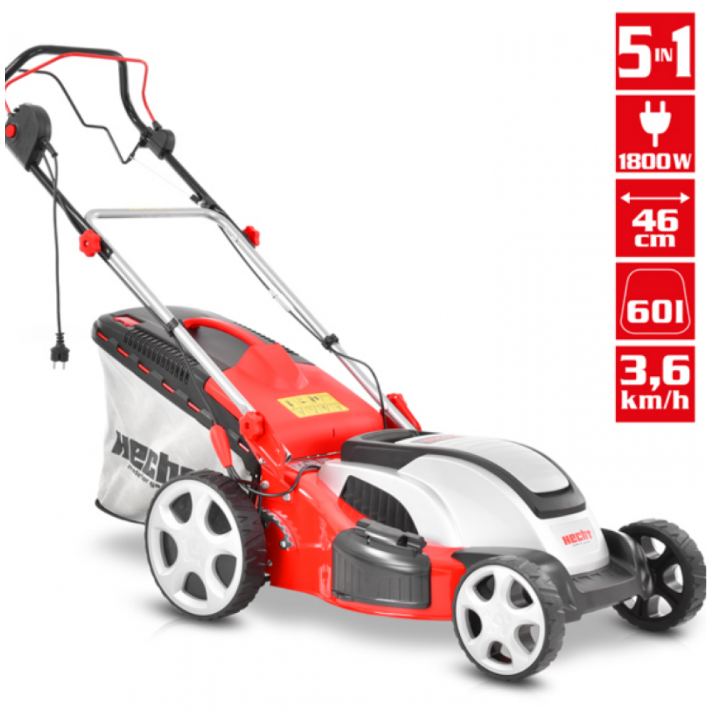 Газонокосарка електрична HECHT 1803 S 5 in 1 - фото 1 Газонокосарка електрична HECHT 1803 S 5 in 1 - фото 1