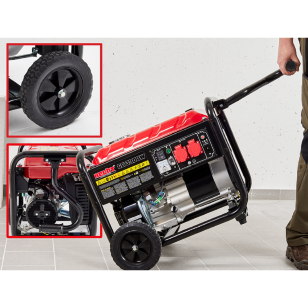 Генератор бензиновий однофазний HECHT GG 3300W - фото 26 Генератор бензиновий однофазний HECHT GG 3300W - фото 26