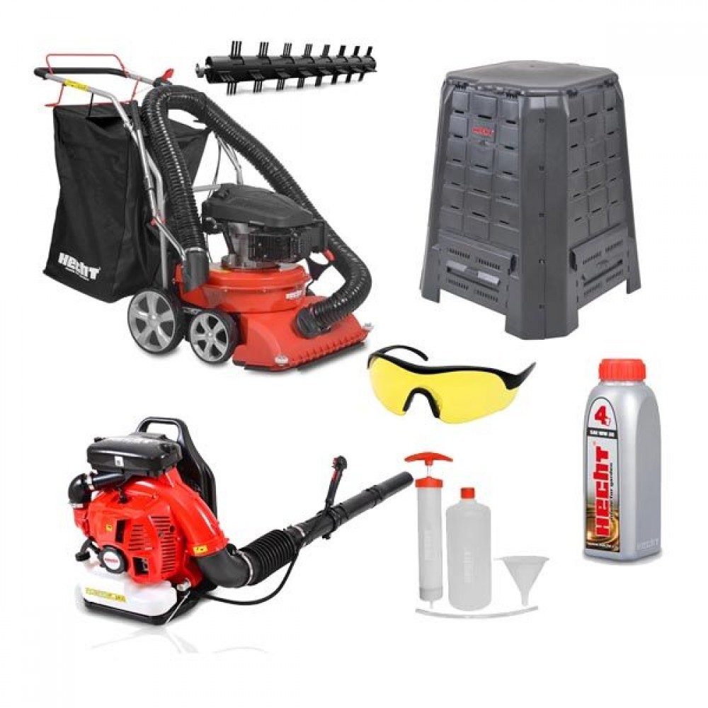 Прибирання листя: комплект садово-паркової техніи HECHT для прибирання та утилізації листя (KKT_HECHT_1) - фото 5 Прибирання листя: комплект садово-паркової техніи HECHT для прибирання та утилізації листя (KKT_HECHT_1) - фото 5