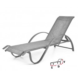 Шезлонг алюмінієвий HECHT SOFIA LOUNGER Шезлонг алюмінієвий HECHT SOFIA LOUNGER