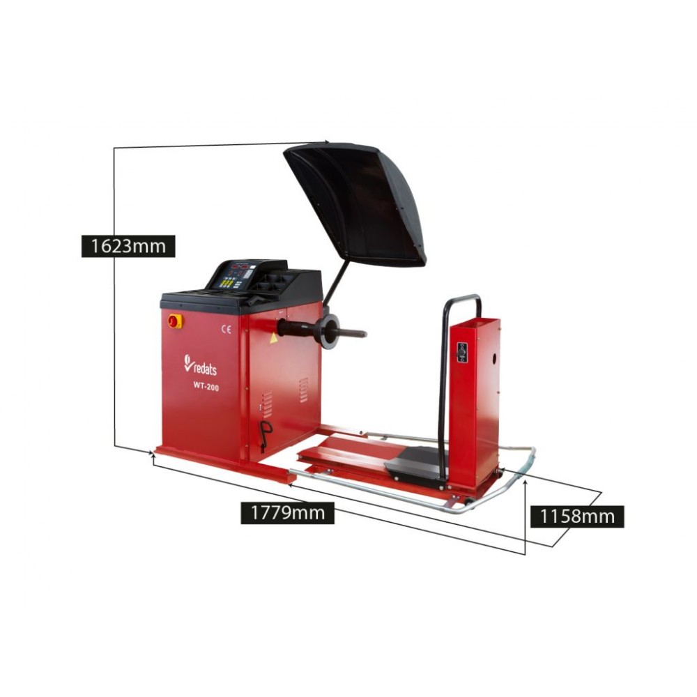 Балансувальний верстат REDATS WT-200 і шиномонтажний верстат MT-26 - фото 9 Балансувальний верстат REDATS WT-200 і шиномонтажний верстат MT-26 - фото 9