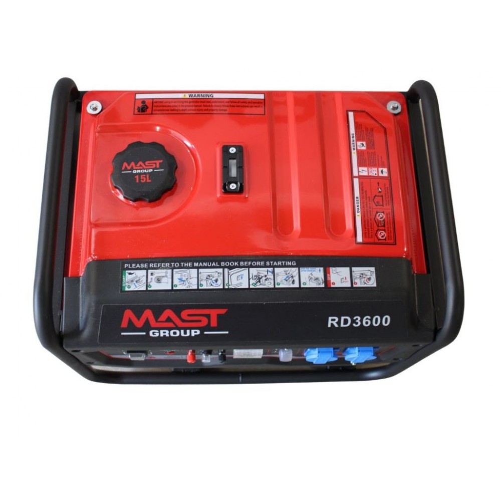 Бензиновий генератор MAST GROUP RD3600 + газова плитка Orcamp CK-505 + 4 газових картриджа 400 мл - фото 4 Бензиновий генератор MAST GROUP RD3600 + газова плитка Orcamp CK-505 + 4 газових картриджа 400 мл - фото 4