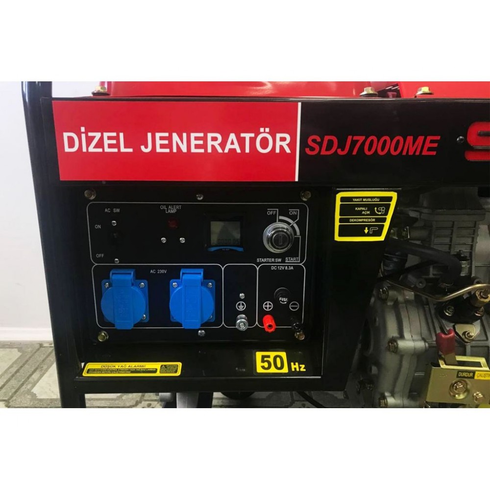 Дизельний генератор SOLAX SDJ7000ME - фото 5 Дизельний генератор SOLAX SDJ7000ME - фото 5