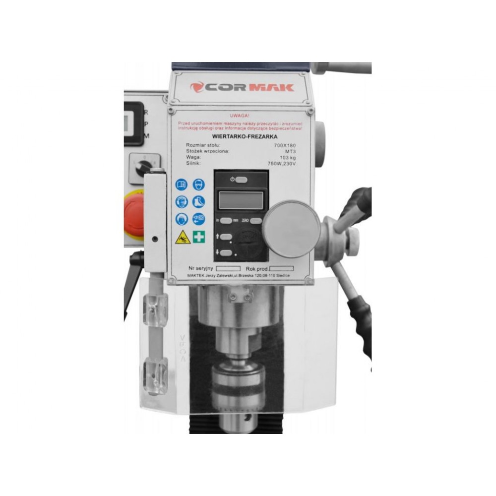 Фрезерний верстат CORMAK HK-25L Vario - фото 14 Фрезерний верстат CORMAK HK-25L Vario - фото 14