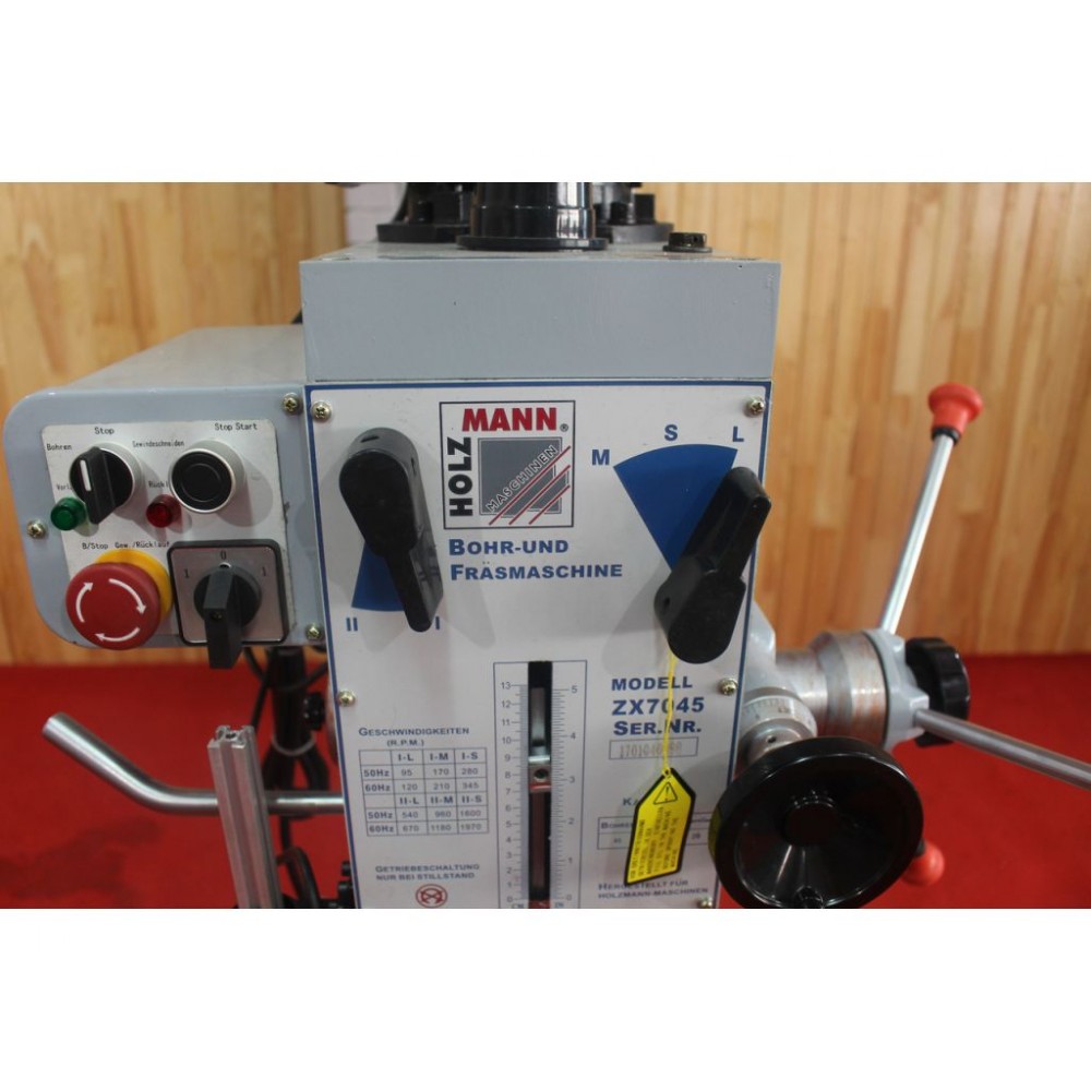 Фрезерний верстат Holzmann ZX 7045 - фото 5 Фрезерний верстат Holzmann ZX 7045 - фото 5