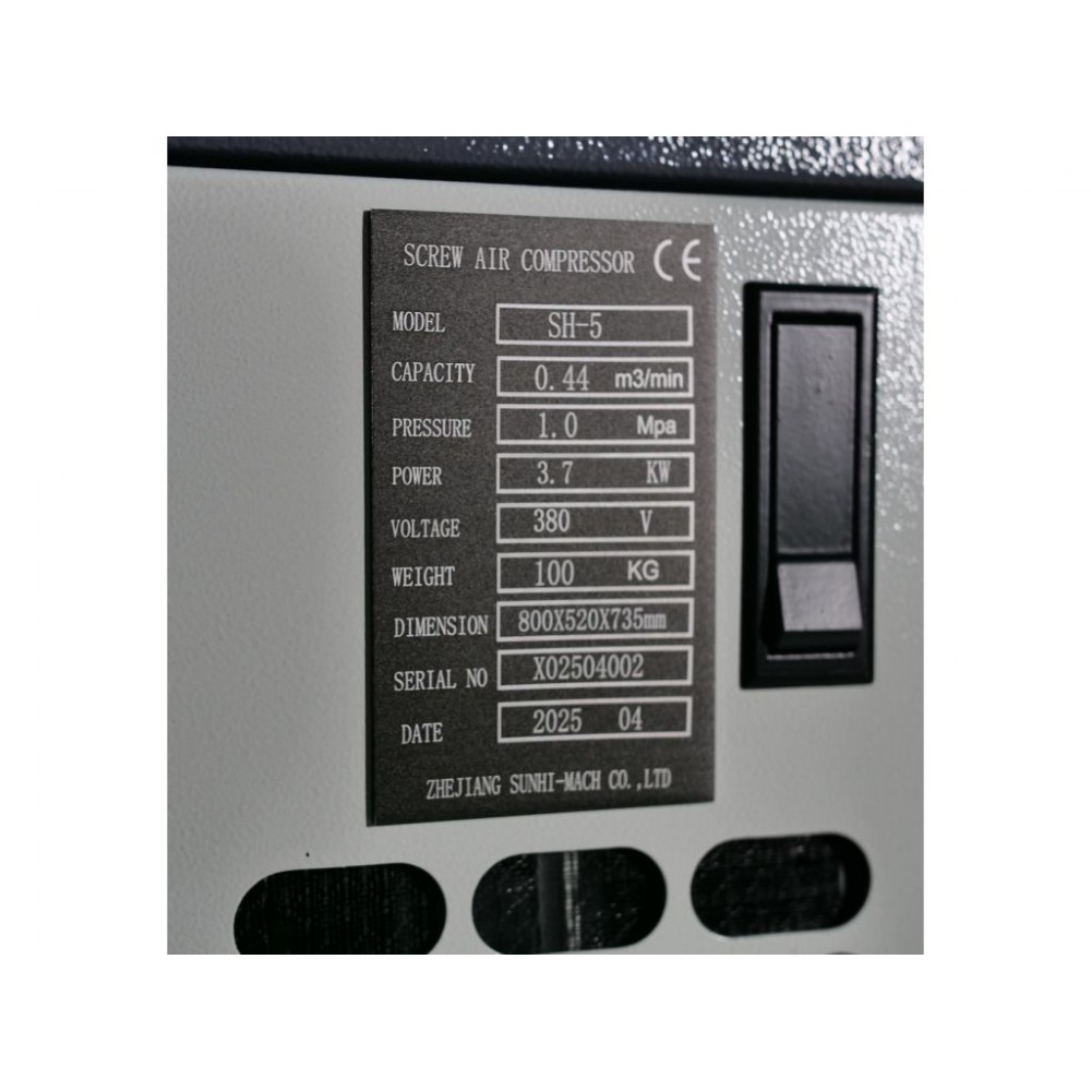 Гвинтовий компресор Mast SH-5 (220V) Inverter (двигун на постійних магнітах) - фото 8 Гвинтовий компресор Mast SH-5 (220V) Inverter (двигун на постійних магнітах) - фото 8