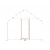 Комплект дверей до вольєру для домашніх птахів Zipper ZI-CR-TK