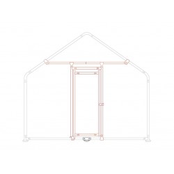 Комплект дверей до вольєру для домашніх птахів Zipper ZI-CR-TK