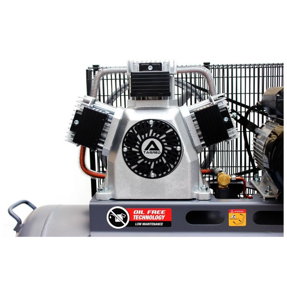 Компресор безмаслений з ремінним приводом TAGRED TA3390 - фото 2