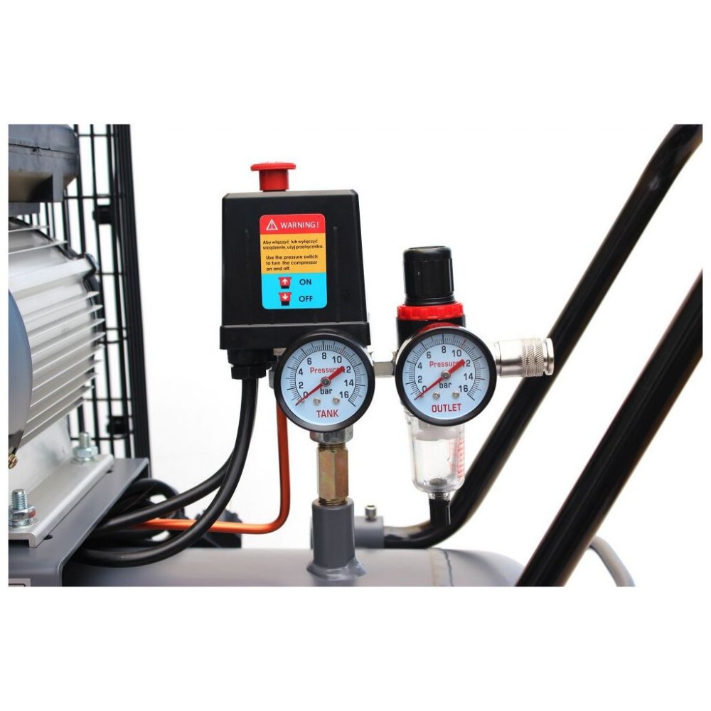 Компресор безмаслений з ремінним приводом TAGRED TA3390 - фото 3