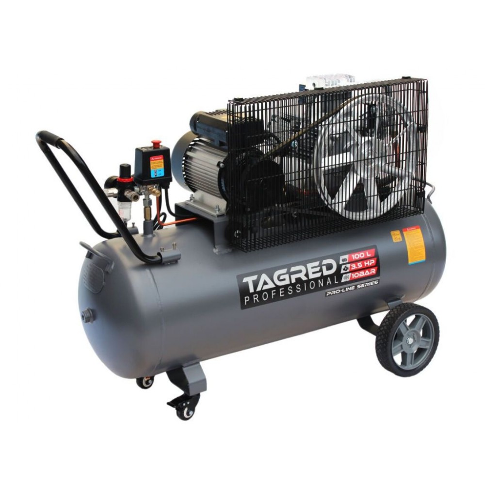 Компресор безмаслений з ремінним приводом TAGRED TA3390 - фото 4