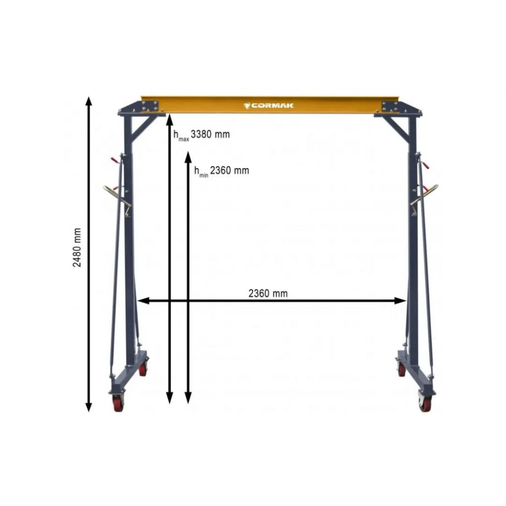 Козловий кран CORMAK PK2 - фото 3 Козловий кран CORMAK PK2 - фото 3