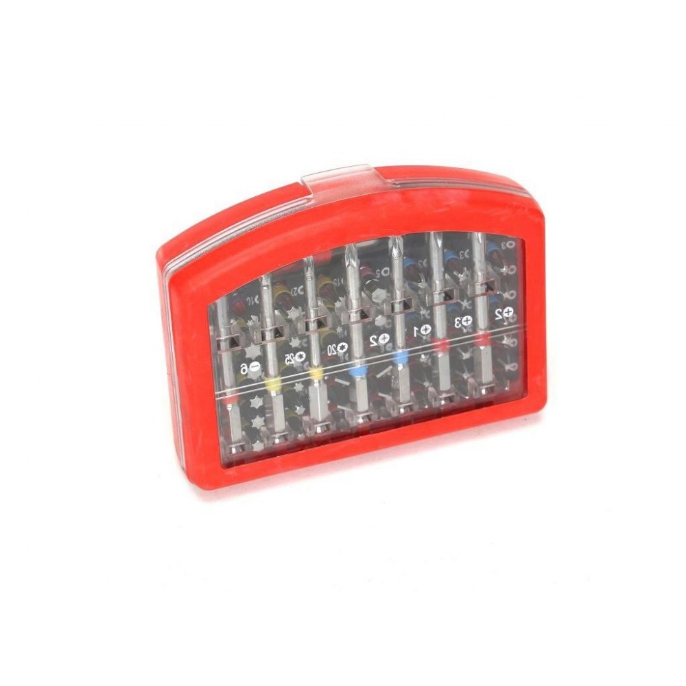 Набір біт з 56 предметів TORX, 1/4 - 25мм, 75мм TAGRED TA1206 - фото 4 Набір біт з 56 предметів TORX, 1/4 - 25мм, 75мм TAGRED TA1206 - фото 4