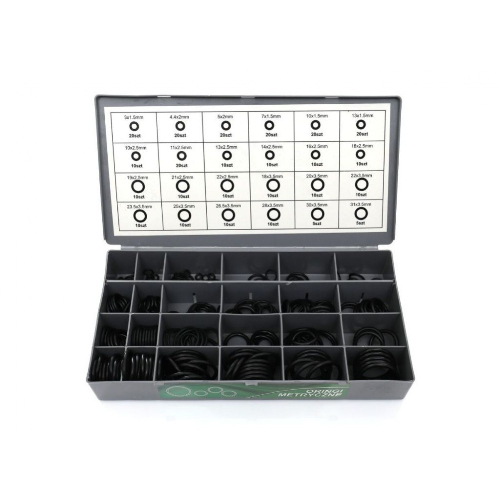 Набір метричних ущільнюючих кілець, HNBR, резинових прокладок, O-ring TAGRED TA1407 - фото 3