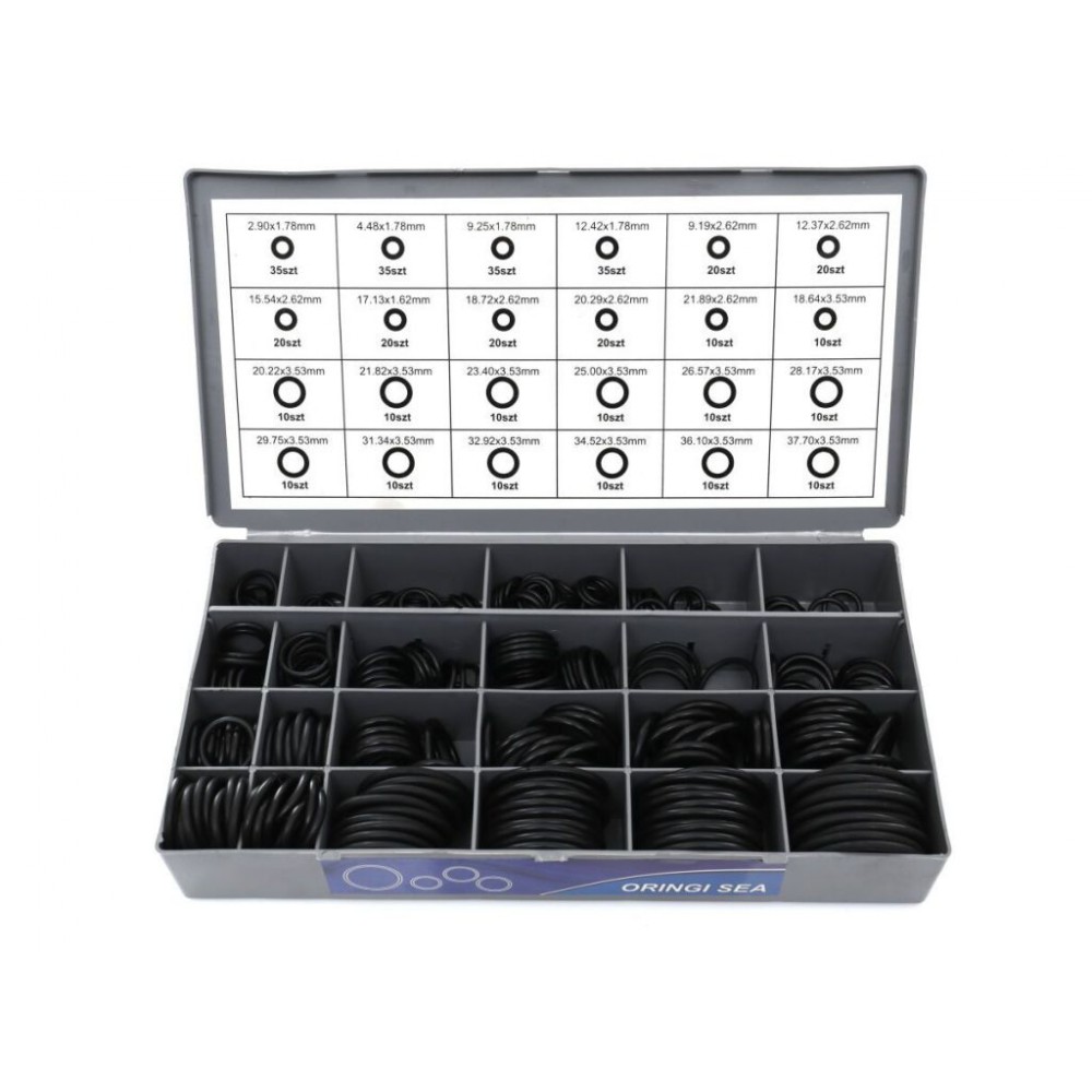 Набір метричних ущільнюючих кілець, HNBR, резинових прокладок, O-ring TAGRED TA1407 - фото 5