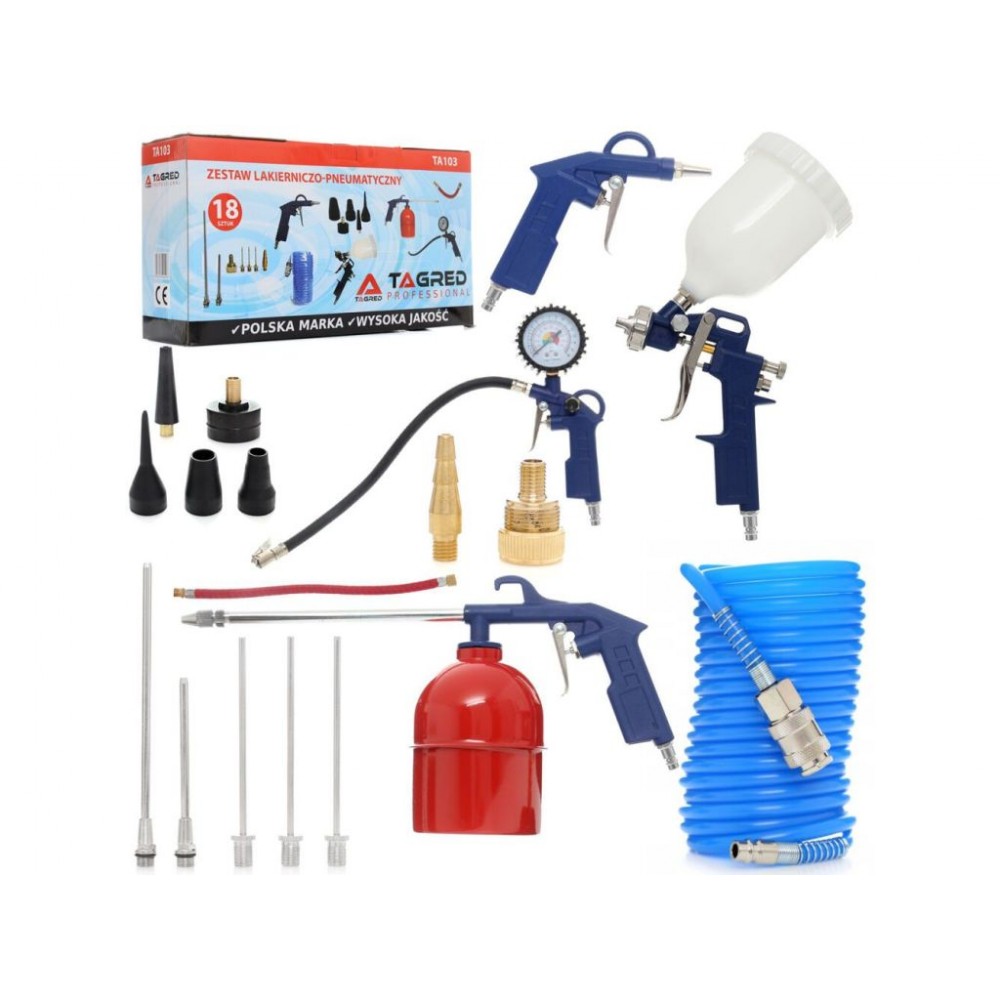 Набір пневматичного інструменту TAGRED TA103 - фото 1 Набір пневматичного інструменту TAGRED TA103 - фото 1
