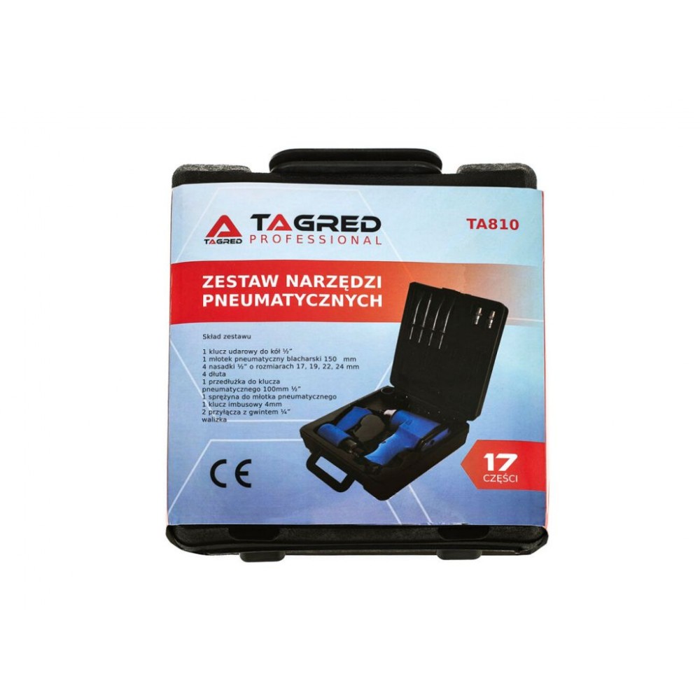 Набір пневматичного інструменту TAGRED TA810 - фото 13 Набір пневматичного інструменту TAGRED TA810 - фото 13