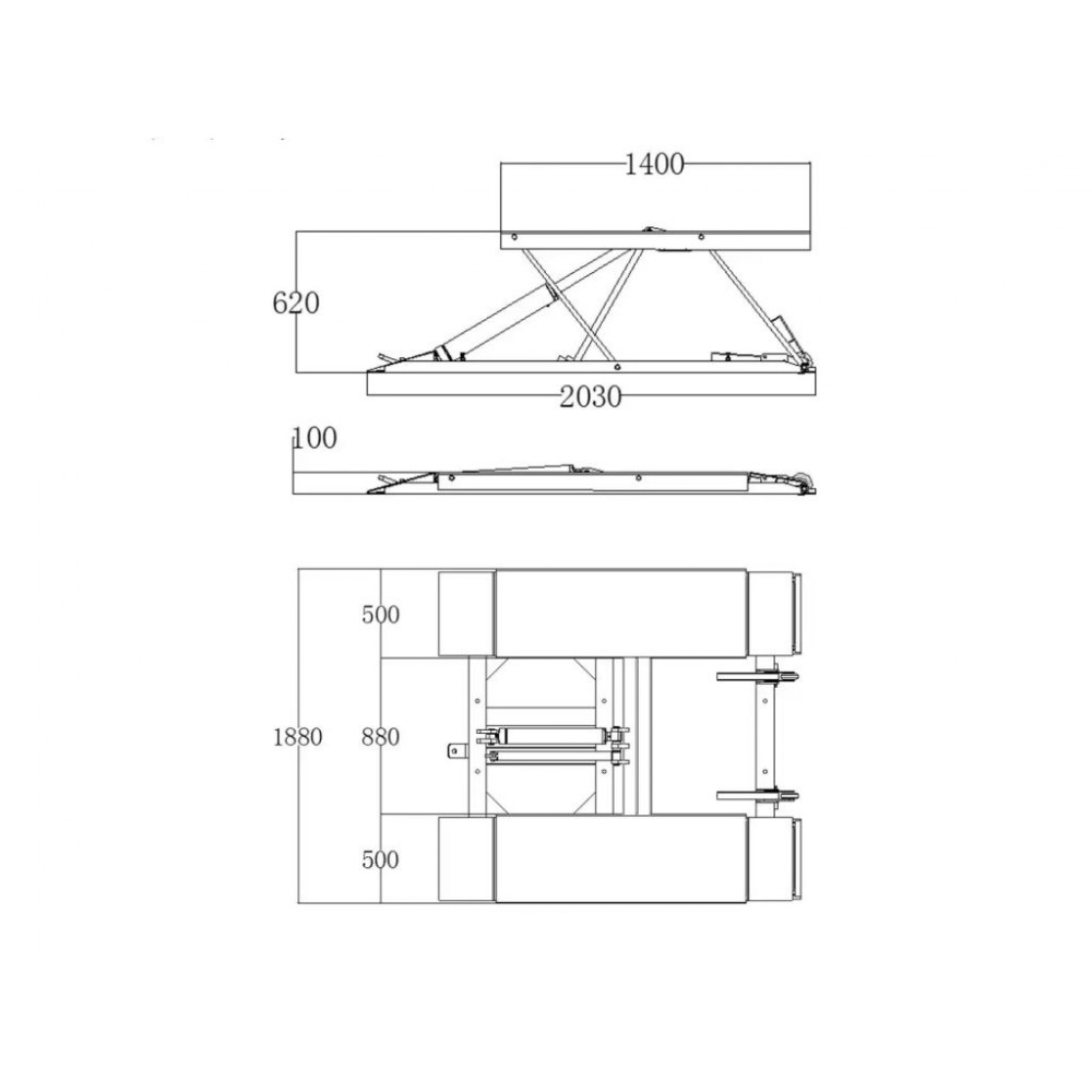 Ножичний підйомник REDATS L-520F - фото 6 Ножичний підйомник REDATS L-520F - фото 6