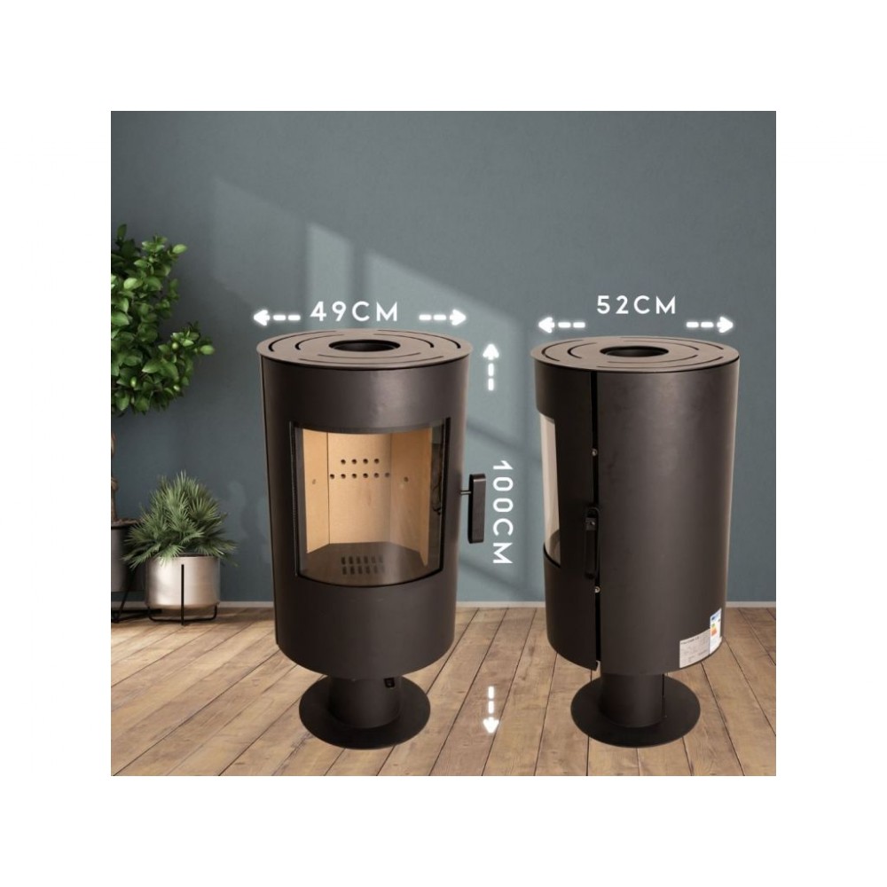 Піч-камін THUNDER Flame 7кВт - фото 2 Піч-камін THUNDER Flame 7кВт - фото 2