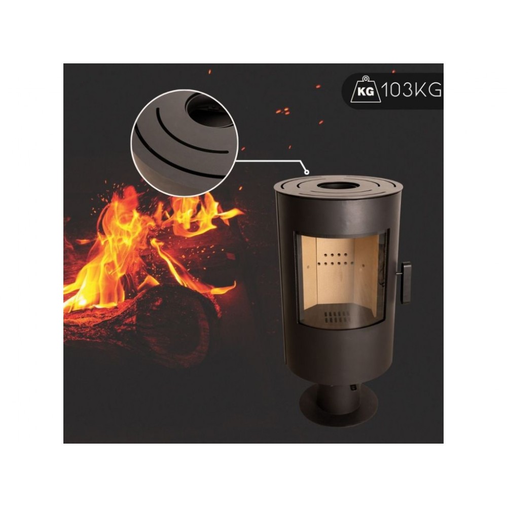 Піч-камін THUNDER Flame 7кВт - фото 3 Піч-камін THUNDER Flame 7кВт - фото 3