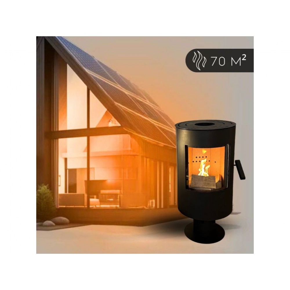 Піч-камін THUNDER Flame 7кВт - фото 5 Піч-камін THUNDER Flame 7кВт - фото 5