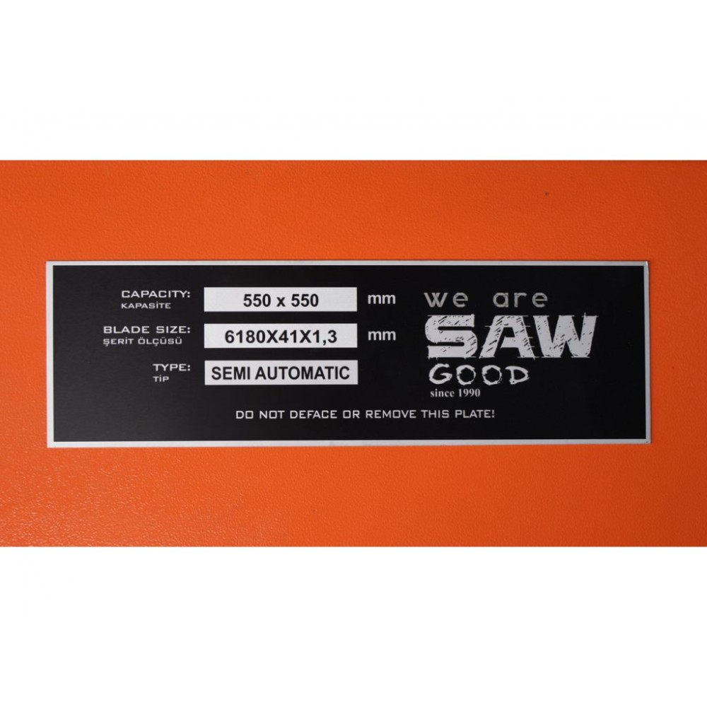 Напівавтоматична двохколонна стрічкова пилка DISPA MAKINA D-Y 550 - фото 25 Напівавтоматична двохколонна стрічкова пилка DISPA MAKINA D-Y 550 - фото 25