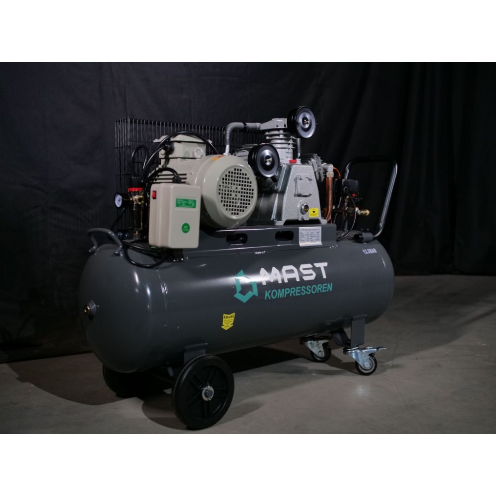 Поршневий компресор MAST TA65/100L 400V 12.5BAR - фото 9 Поршневий компресор MAST TA65/100L 400V 12.5BAR - фото 9