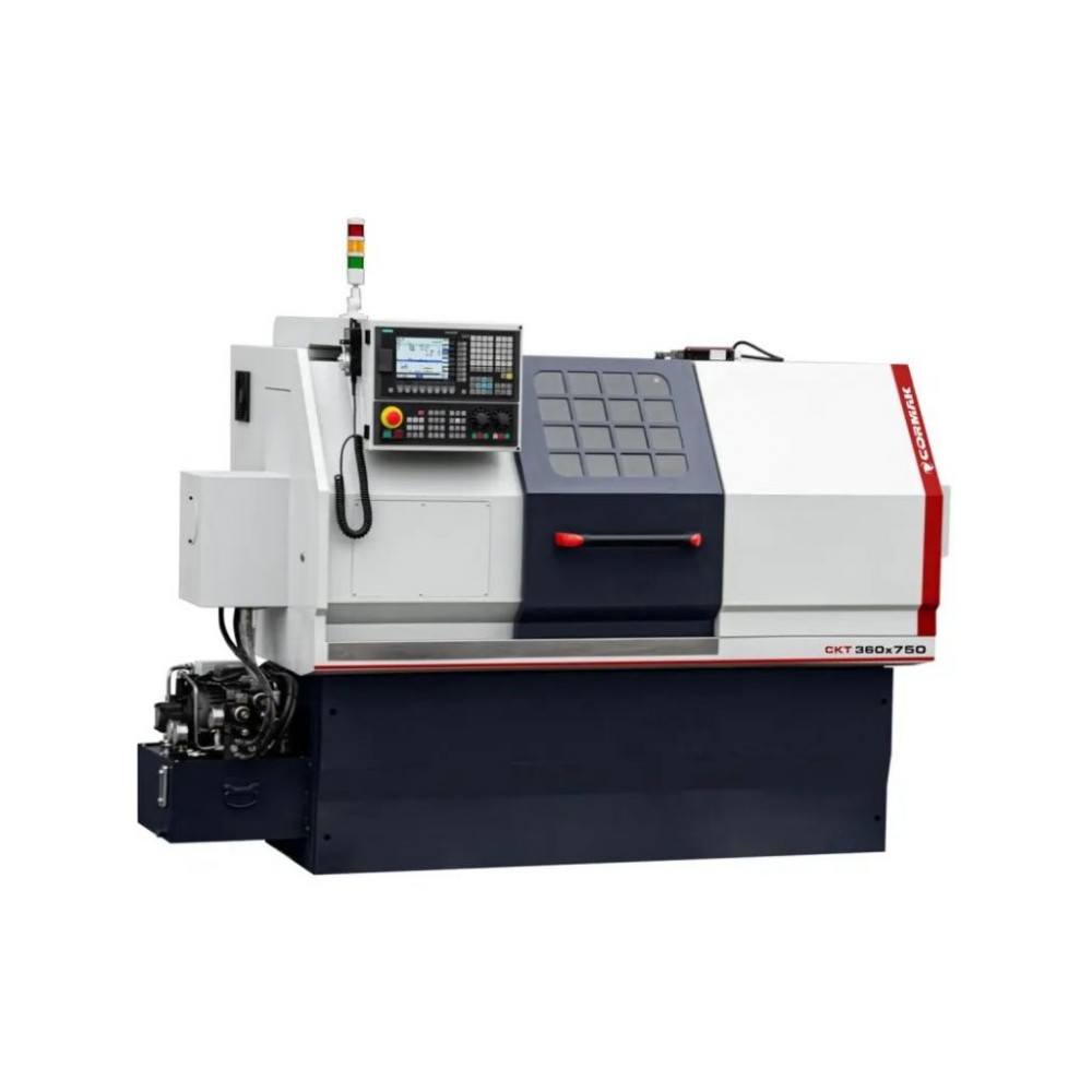 Токарний верстат з ЧПУ Cormak 360x750 з гідравлічним патроном, Siemens Sinumerik - фото 1 Токарний верстат з ЧПУ Cormak 360x750 з гідравлічним патроном, Siemens Sinumerik - фото 1