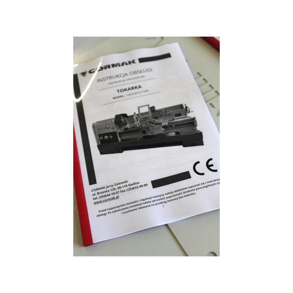 Токарно-гвинторізний верстат CORMAK CJ6250YC 500X1500 - фото 10 Токарно-гвинторізний верстат CORMAK CJ6250YC 500X1500 - фото 10