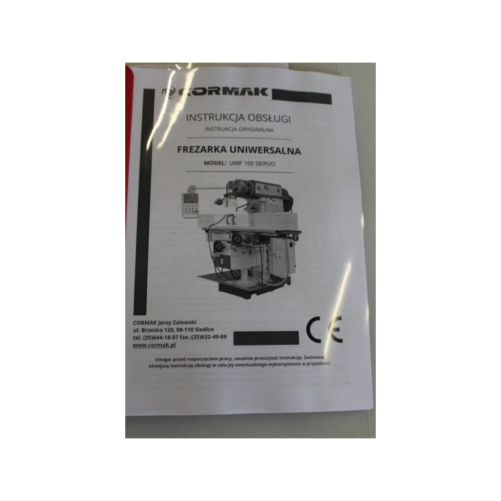 Універсальний фрезерний верстат CORMAK UWF 150 SERVO - фото 4 Універсальний фрезерний верстат CORMAK UWF 150 SERVO - фото 4