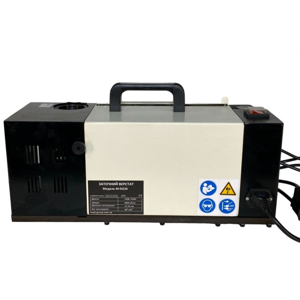 Верстат для заточування свердл MAST Metalltechnik M-DG26 230V - фото 3 Верстат для заточування свердл MAST Metalltechnik M-DG26 230V - фото 3