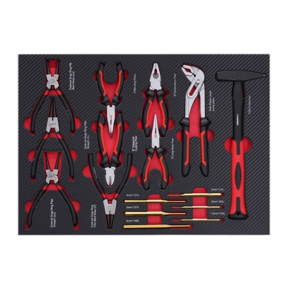 Візок для майстерні з інструментами TAGRED TA214, 298 ел - фото 11