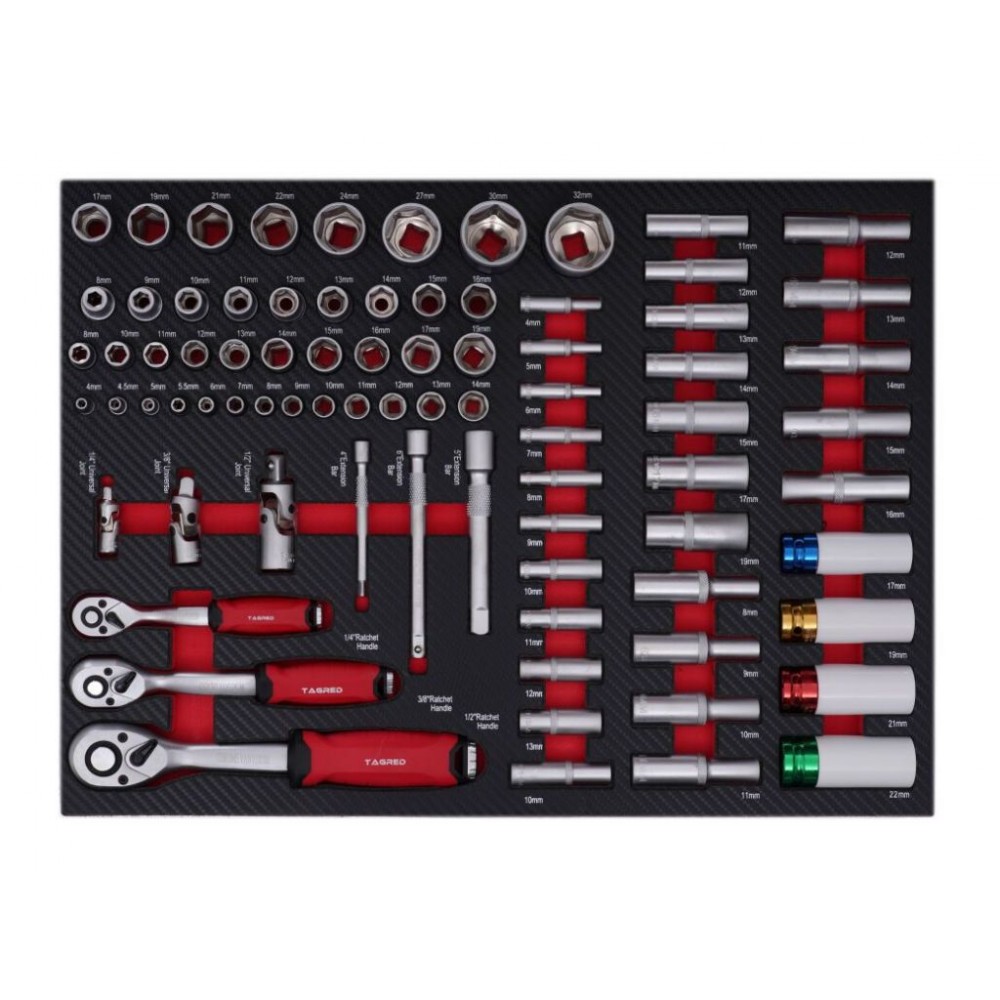 Візок для майстерні з інструментами TAGRED TA214, 298 ел - фото 14