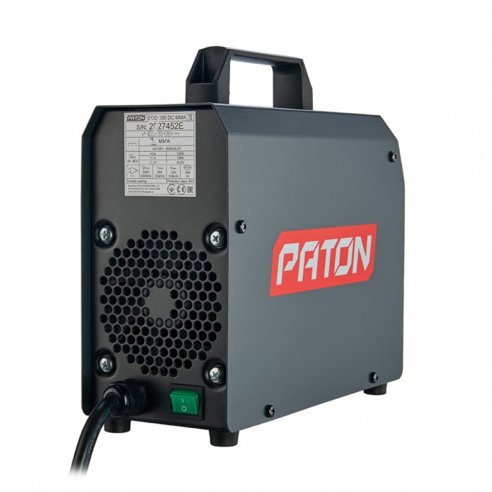 Зварювальний апарат PATON™ ECO-200 - фото 2 Зварювальний апарат PATON™ ECO-200 - фото 2