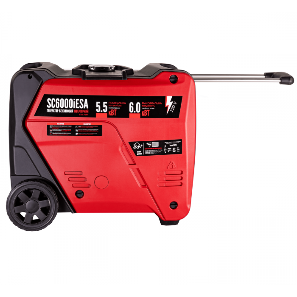 Генератор інверторний в корпусі 5,5/6,0 КВт SC6000iESA (ручний+електр. пуск) під ATS, КВІТКА PRO - фото 7 Генератор інверторний в корпусі 5,5/6,0 КВт SC6000iESA (ручний+електр. пуск) під ATS, КВІТКА PRO - фото 7