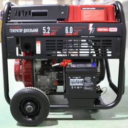 Генератор дизельний 5,0/5,5 КВт SCD7000E (ручний+електр. пуск), КВІТКА PRO Генератор дизельний 5,0/5,5 КВт SCD7000E (ручний+електр. пуск), КВІТКА PRO