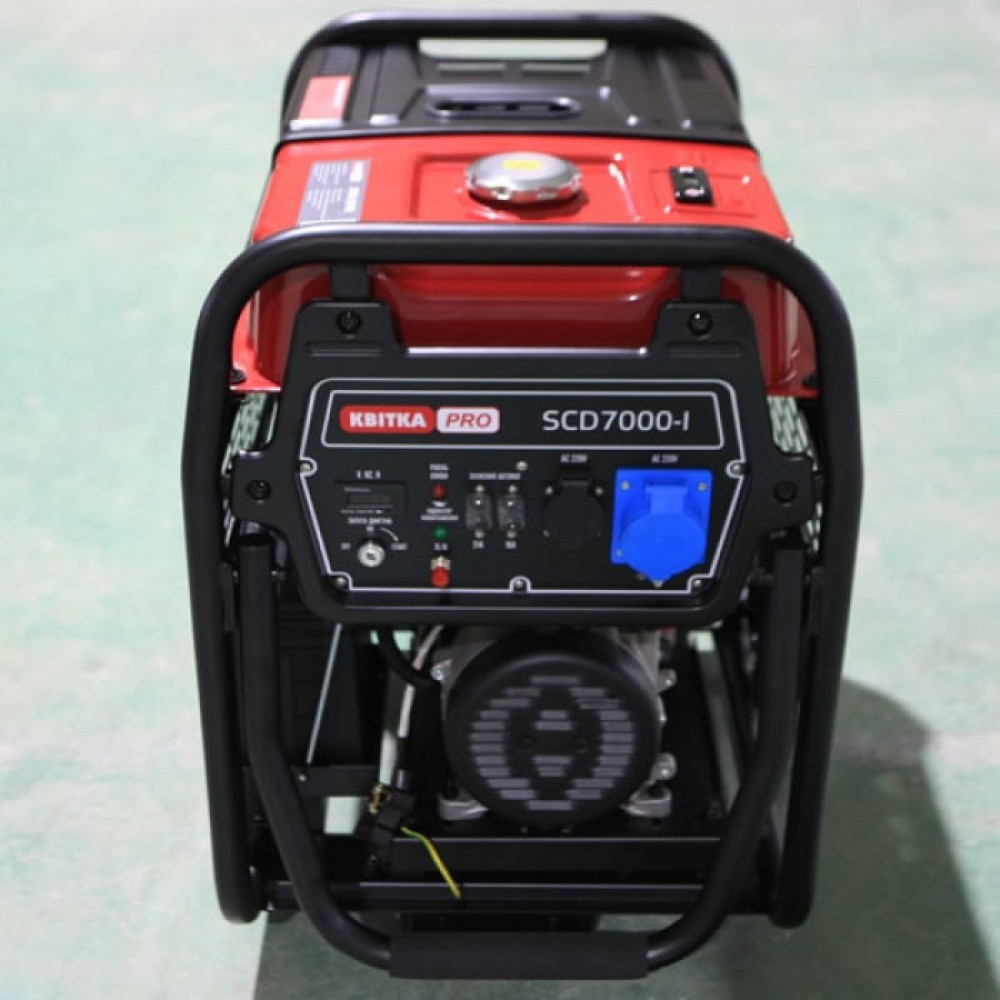 Генератор дизельний 5,0/5,5 КВт SCD7000E (ручний+електр. пуск), КВІТКА PRO - фото 4 Генератор дизельний 5,0/5,5 КВт SCD7000E (ручний+електр. пуск), КВІТКА PRO - фото 4