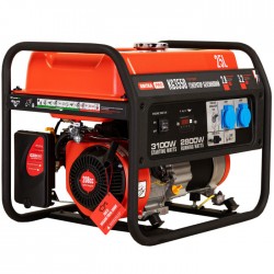 Генератор бензиновий 2,8/3,2 КВт KG3550 ручний пуск б/к, КВІТКА PRO Генератор бензиновий 2,8/3,2 КВт KG3550 ручний пуск б/к, КВІТКА PRO