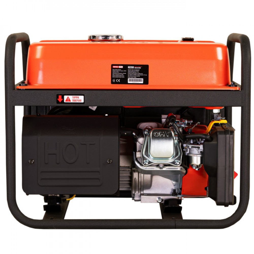 Генератор бензиновий 2,8/3,2 КВт KG3550 ручний пуск б/к, КВІТКА PRO - фото 3 Генератор бензиновий 2,8/3,2 КВт KG3550 ручний пуск б/к, КВІТКА PRO - фото 3