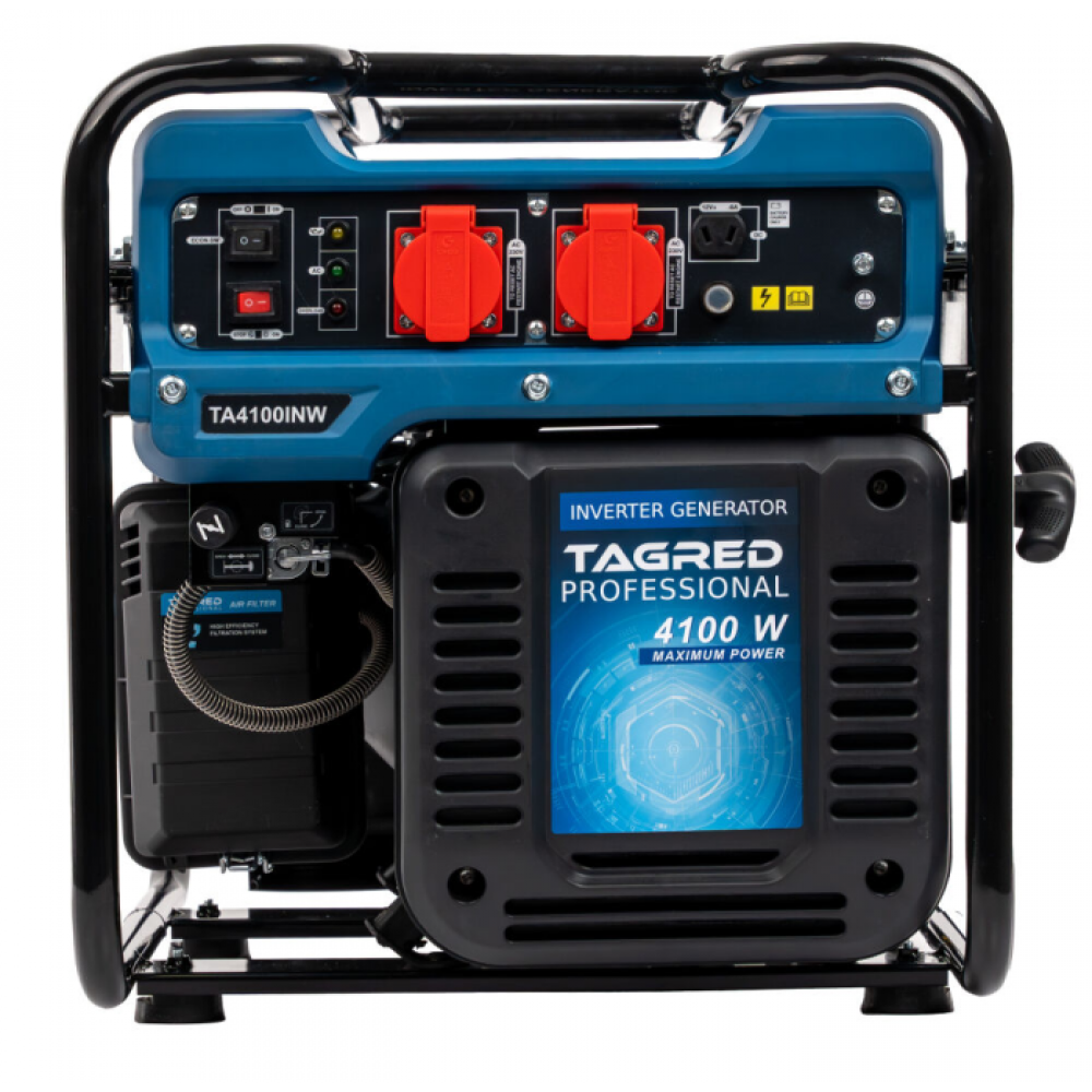 Генератор інверторний відкр. типу 3,7/4,1 КВт TA4100iNW ручний пуск, TAGRED - фото 1 Генератор інверторний відкр. типу 3,7/4,1 КВт TA4100iNW ручний пуск, TAGRED - фото 1