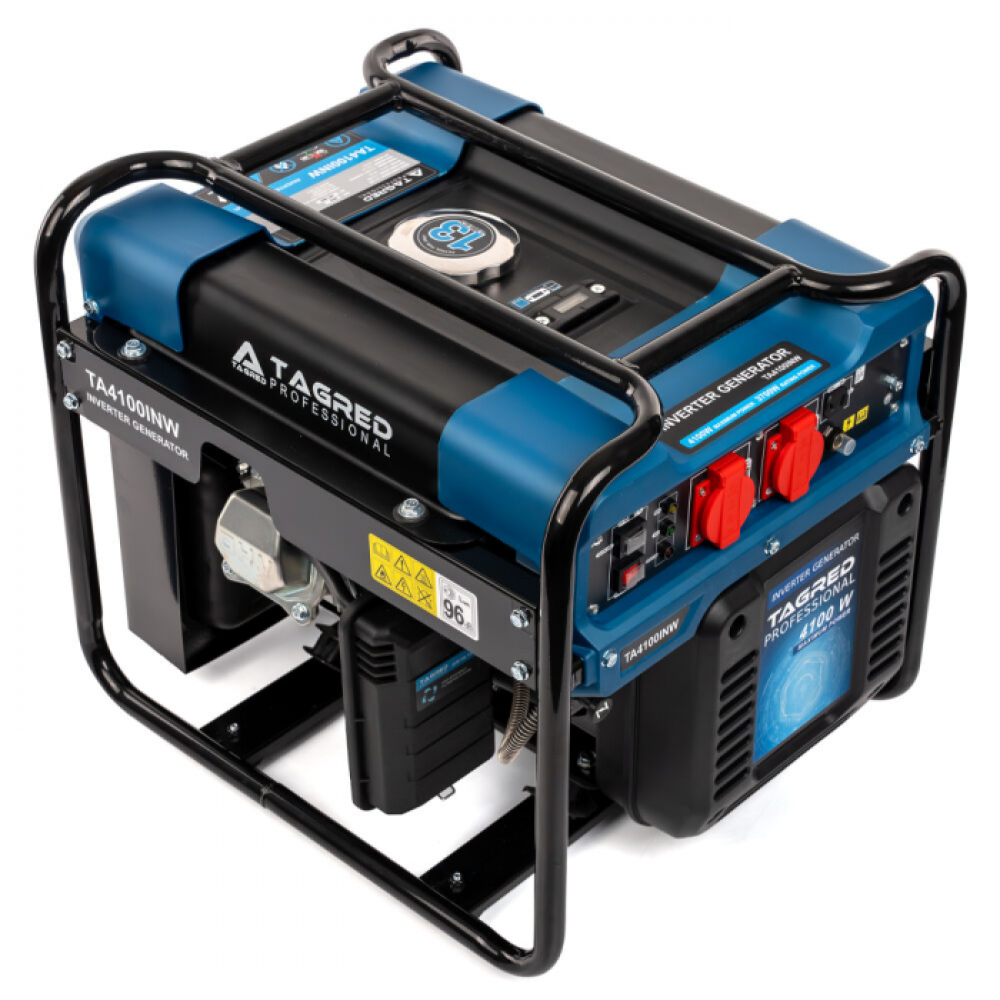 Генератор інверторний відкр. типу 3,7/4,1 КВт TA4100iNW ручний пуск, TAGRED - фото 3 Генератор інверторний відкр. типу 3,7/4,1 КВт TA4100iNW ручний пуск, TAGRED - фото 3