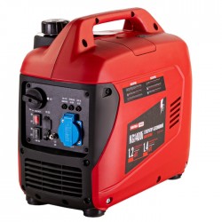 Генератор інверторний в корпусі 1,2/1,4 КВт KG1400i ручний пуск, КВІТКА PRO Генератор інверторний в корпусі 1,2/1,4 КВт KG1400i ручний пуск, КВІТКА PRO