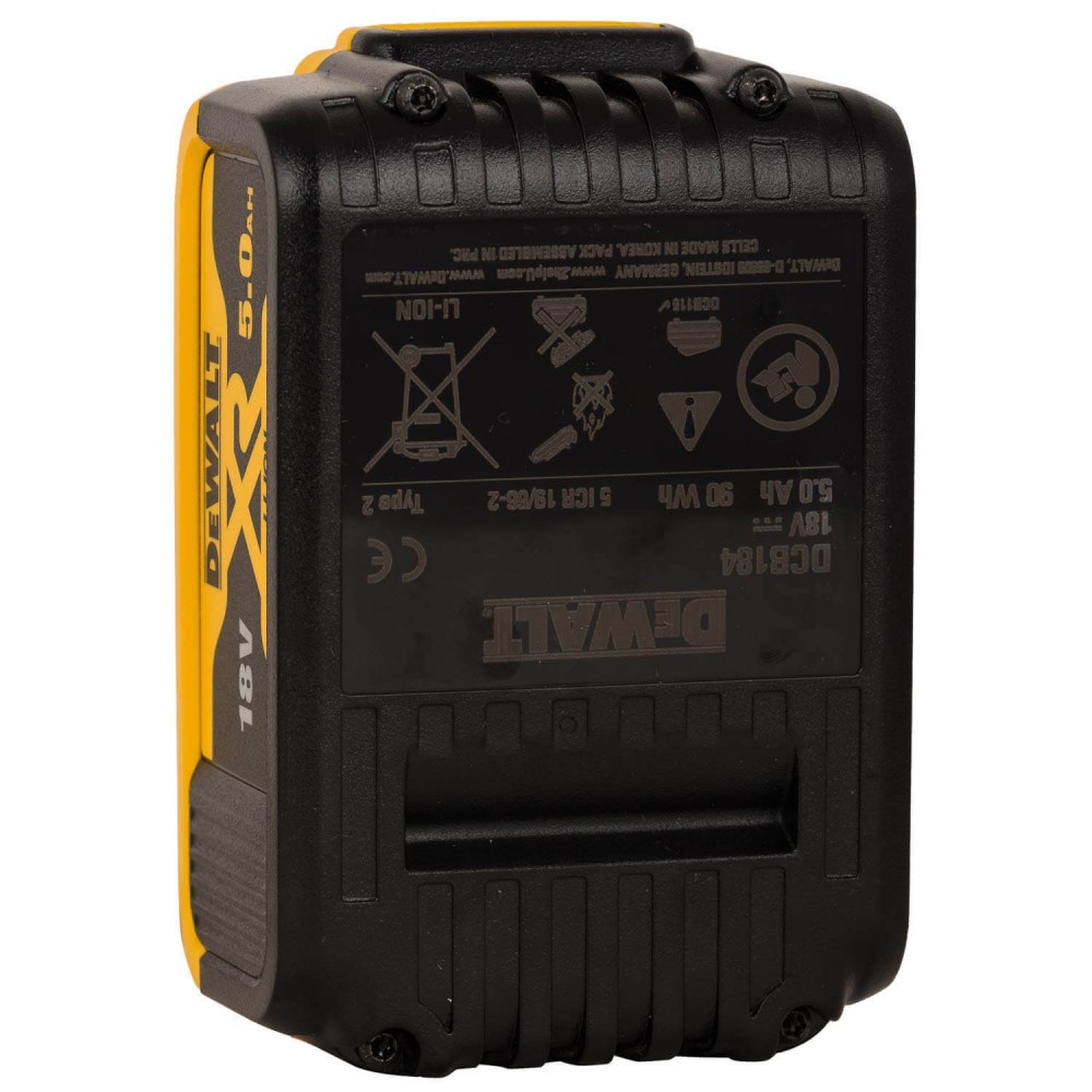 Набір з двох інструментів безщіткових DeWALT DCK266P2+DCB184 - фото 7 Набір з двох інструментів безщіткових DeWALT DCK266P2+DCB184 - фото 7