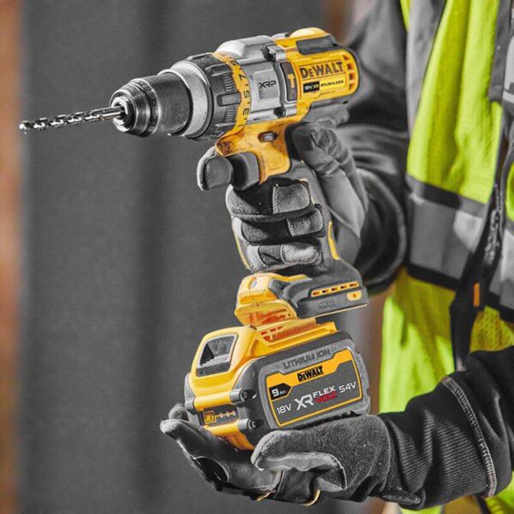 Дриль-шурупокрут акумуляторний безщітковий ударний DeWALT DCD999X1 - фото 6 Дриль-шурупокрут акумуляторний безщітковий ударний DeWALT DCD999X1 - фото 6