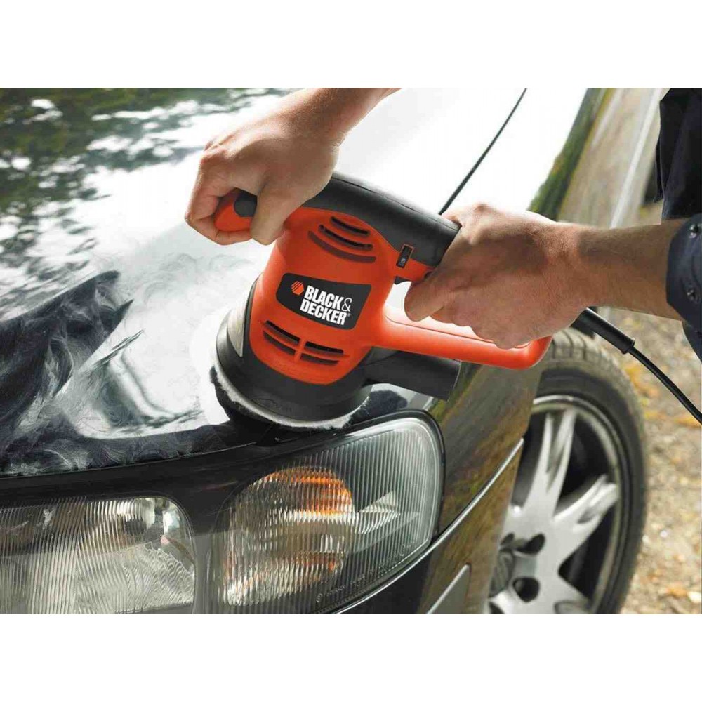 Шліфмашина ексцентрикова мережева BLACK+DECKER KA191EK - фото 5 Шліфмашина ексцентрикова мережева BLACK+DECKER KA191EK - фото 5