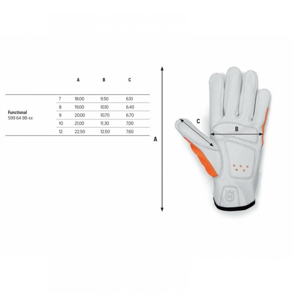 Рукавички Husqvarna Functional р. 10/XL (5996498-10) - фото 1 Рукавички Husqvarna Functional р. 10/XL (5996498-10) - фото 1