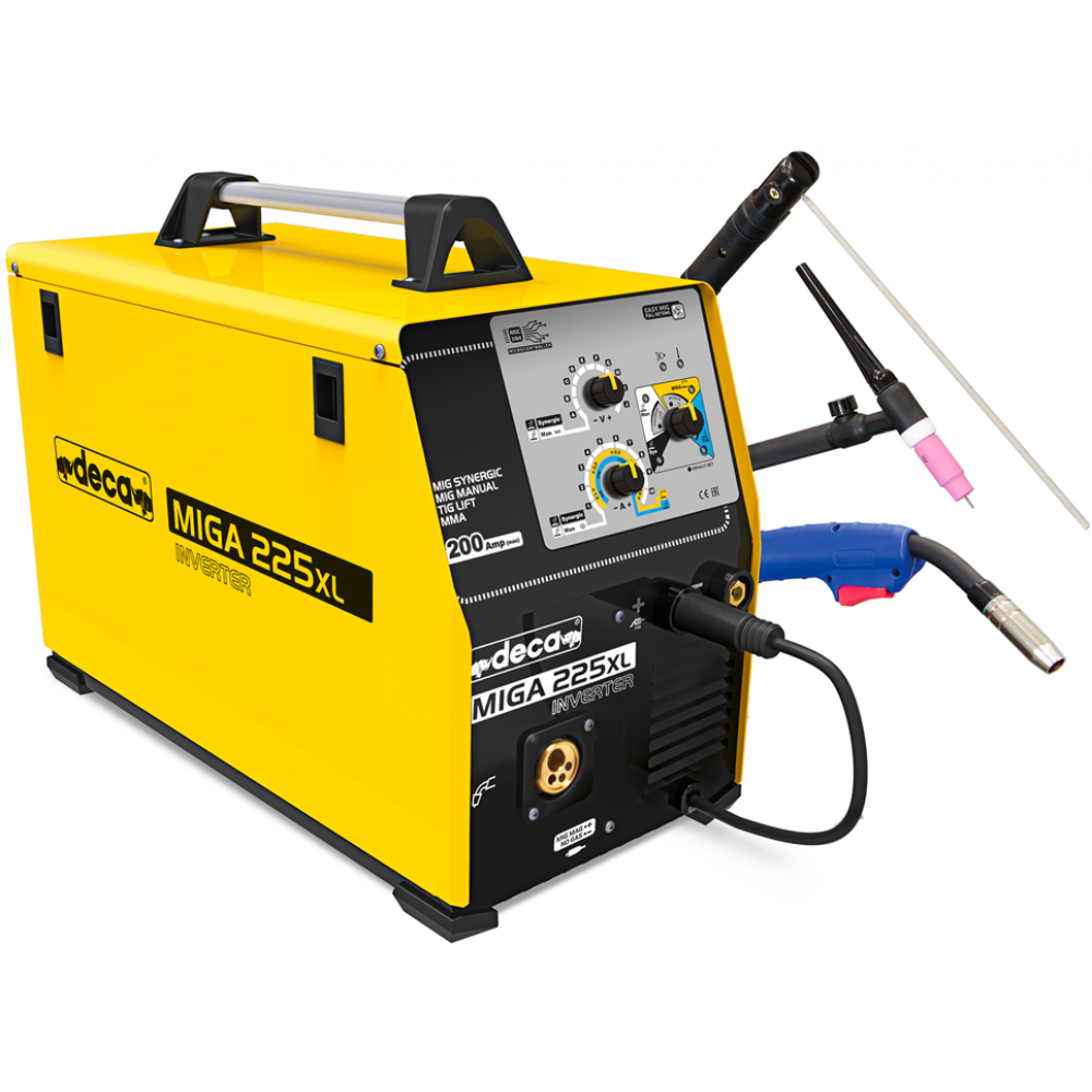 Зварювальний мультипроцесорний напівавтомат Deca MIGA 225XL (242100) - фото 1 Зварювальний мультипроцесорний напівавтомат Deca MIGA 225XL (242100) - фото 1